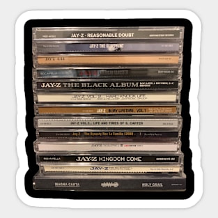Jay Z Albums Rapper CD Vintage Sticker